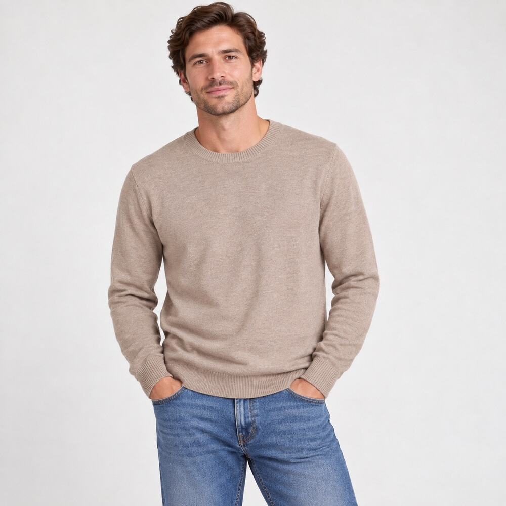 Everlane Men's The No Sweat Sweater Brown Size Large NWOT